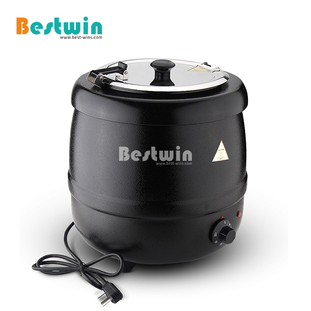 10L Stainless Steel Buffet Electric Heating Soup Kettle/Soup Warming Pot 