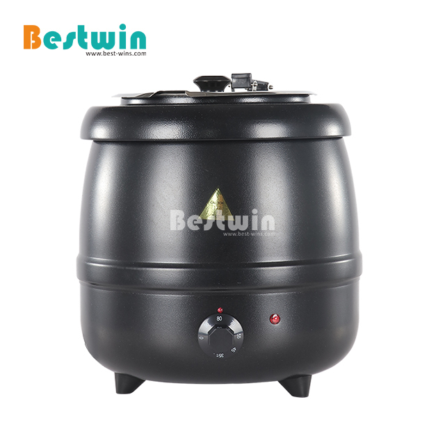 10L Stainless Steel Buffet Electric Heating Soup Kettle/Soup Warming Pot 