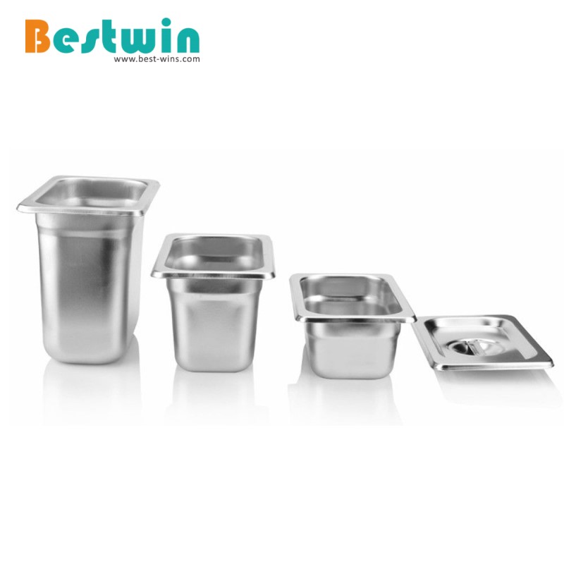 1/9 Size Stainless Steel GN Pan with Anti-Jam