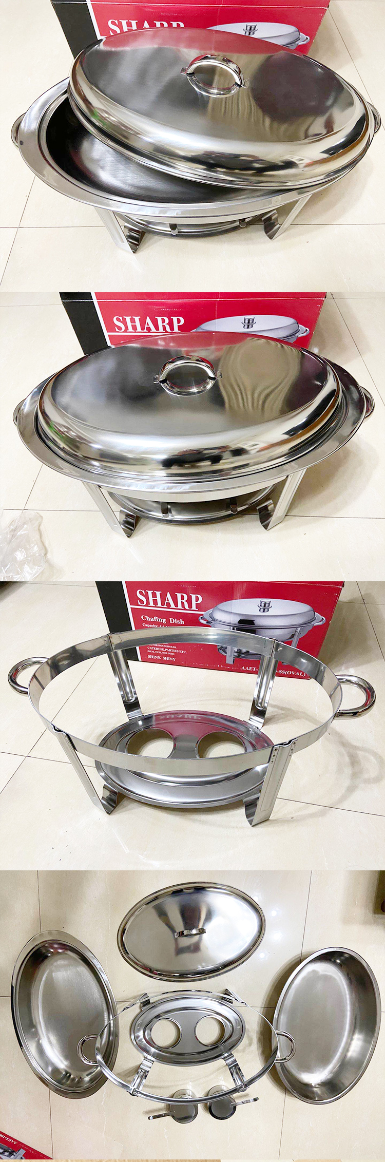 stainless steel pan set