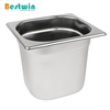 1/6 Size Stainless Steel GN Pan with Anti-Jam