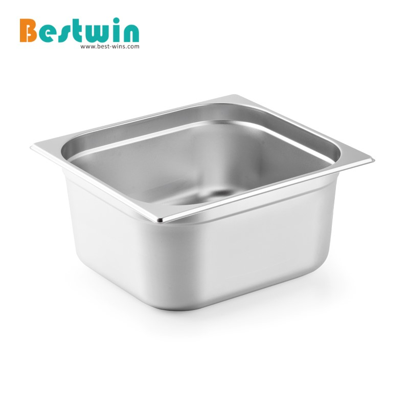 2/3 Size Stainless Steel GN Pan with Anti-Jam