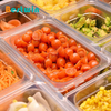 1/4 Size Plastic Polycarbonate Gn Pan Transparent Color NSF Certified