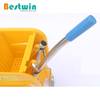 Plastic Single Bucekt Mop Trolley with Down Press Wringer