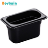 1/9 Size Plastic Polycarbonate Gn Pan Black Color NSF Certified
