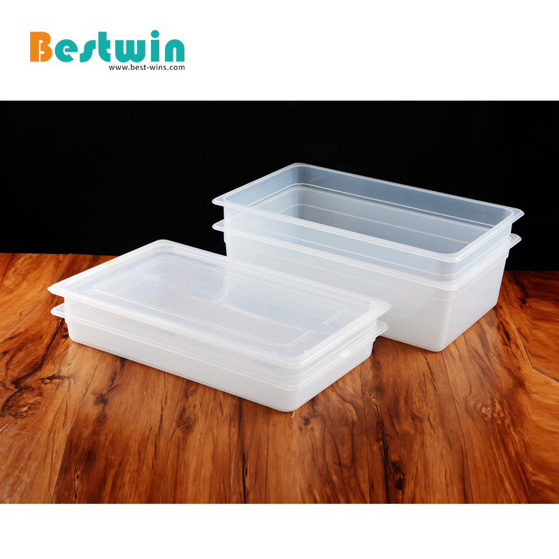 1/1 Size Plastic Polypropylene Gn Pan Translucent Color NSF Certified