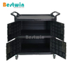 3 Tiers Plastic Hotel Room Service Trolley with Doors