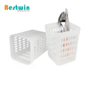 Plastic White Cutlery Basket