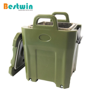 40L Top Loading Plastic PE Insulated Food Carrier with Stainless Steel Liner