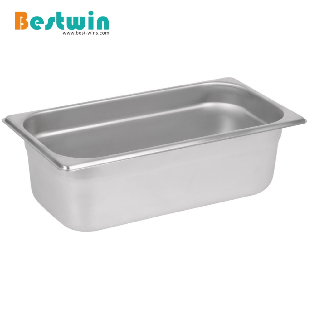 1/3 Size Stainless Steel GN Pan with Anti-Jam