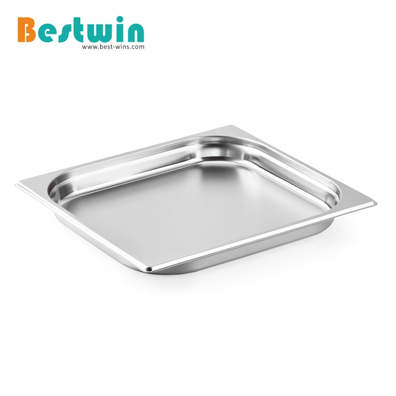 2/3 Size Stainless Steel GN Pan with Anti-Jam