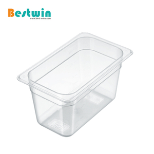 1/4 Size Plastic Polycarbonate Gn Pan Transparent Color NSF Certified