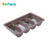 4-Compartment Plastic Cutlery Tray