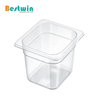 1/6 Size Plastic Polycarbonate Gn Pan Transparent Color NSF Certified