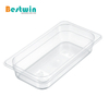 1/3 Size Plastic Polycarbonate Gn Pan Transparent Color NSF Certified
