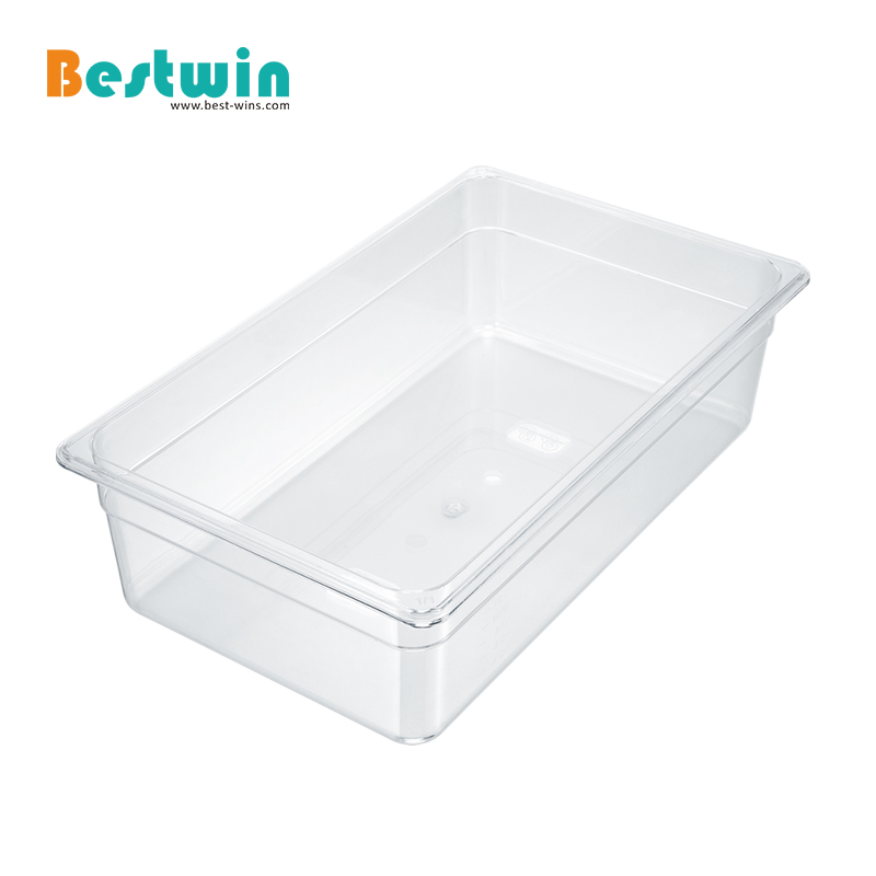 1/1 Size Plastic Polycarbonate Gn Pan Transparent Color NSF Certified