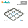 9-Compartment Plastic Dishwasher Basket for Glass