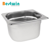 1/6 Size Stainless Steel GN Pan with Anti-Jam