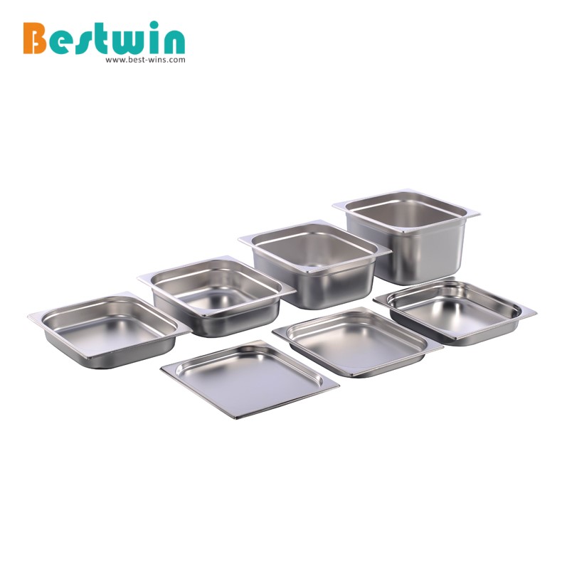 2/3 Size Stainless Steel GN Pan with Anti-Jam