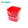 Plastic Double Buckets Mop Trolley with Side Press Wringer