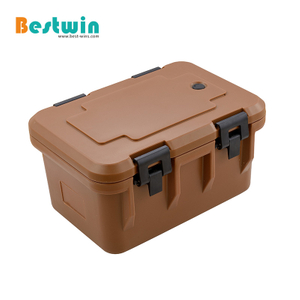 30 Liter Plastic PE Top Loading Insulated Food Pan Carrier with Plastic Lock