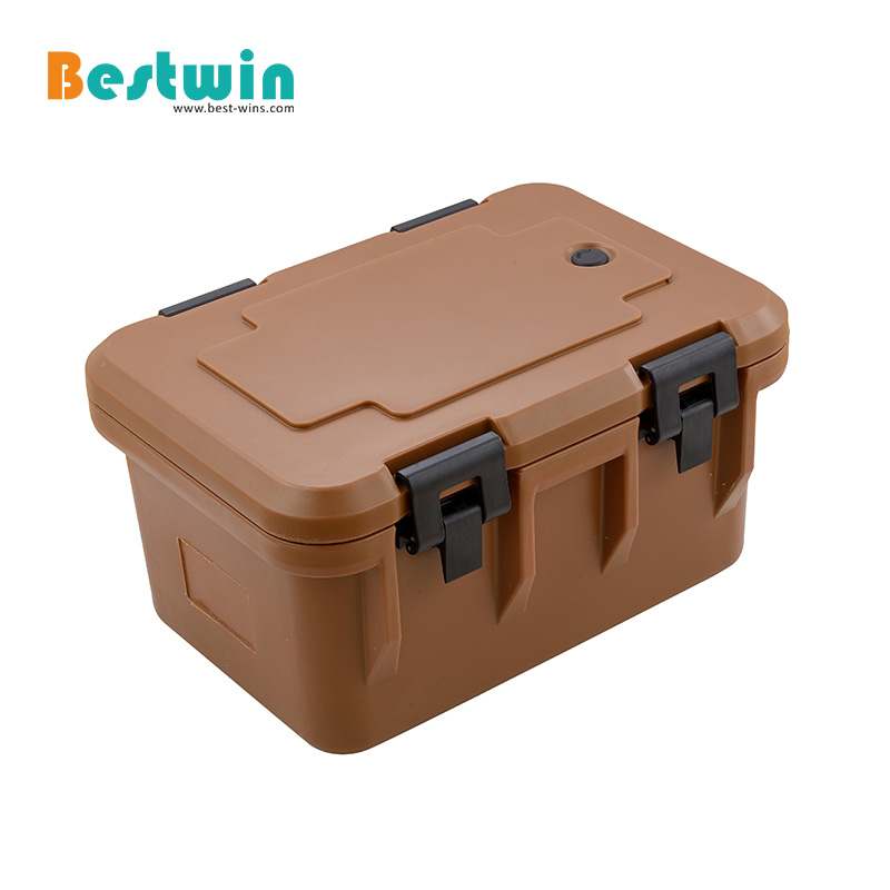 30 Liter Plastic PE Top Loading Insulated Food Pan Carrier with Plastic Lock