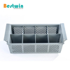 8-Compartment Plastic Cutlery Basket
