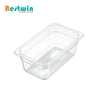 1/4 Size Plastic Polycarbonate Gn Pan Transparent Color NSF Certified