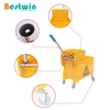 Plastic Single Bucekt Mop Trolley with Down Press Wringer