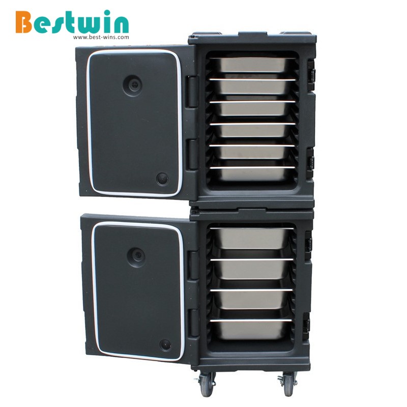 180 Liter Plastic PE Cater Front Loading Insulated Food Pan Carrier