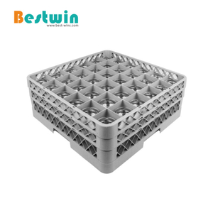 36-Compartment Plastic Dishwasher Basket for Glass