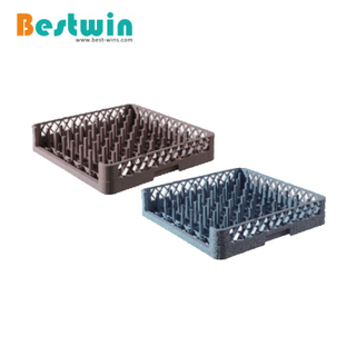 64-Peg Plastic Side Open Dishwasher Basket for Tray Plate