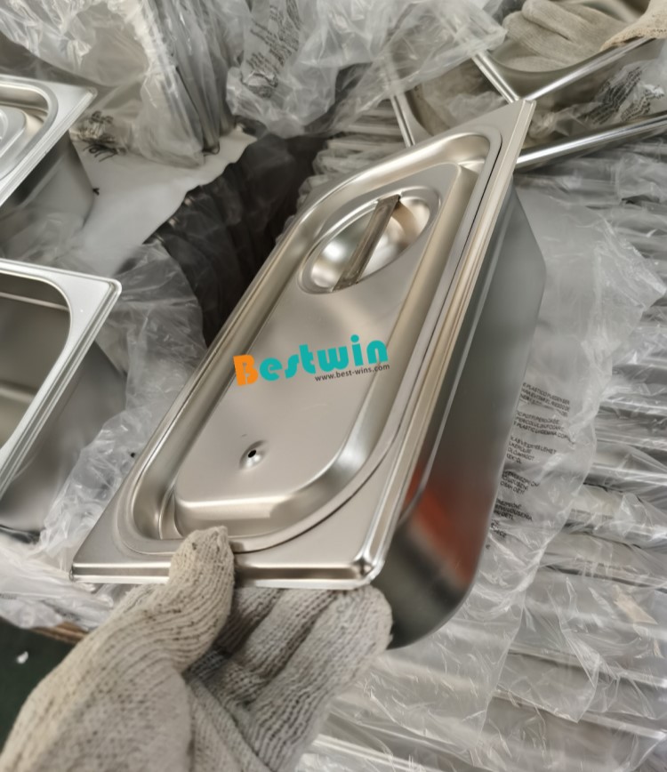 All Size Stainless Steel Airtight Seal GN Cover with Silicone Ring