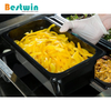 1/3 Size Plastic Polycarbonate Gn Pan Black Color NSF Certified