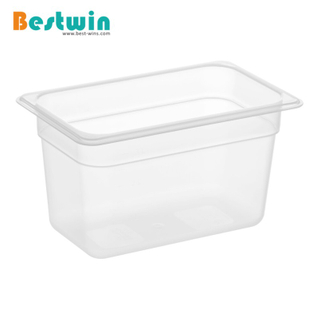1/4 Size Plastic Polypropylene Gn Pan Translucent Color NSF Certified