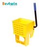 Plastic Double Buckets Mop Trolley with Side Press Wringer