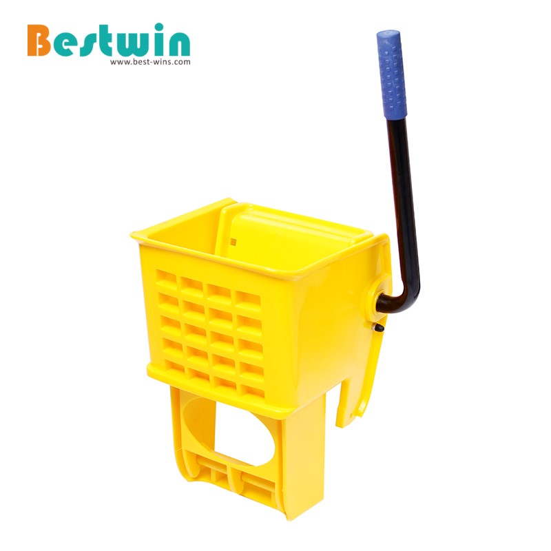 Plastic Double Buckets Mop Trolley with Side Press Wringer