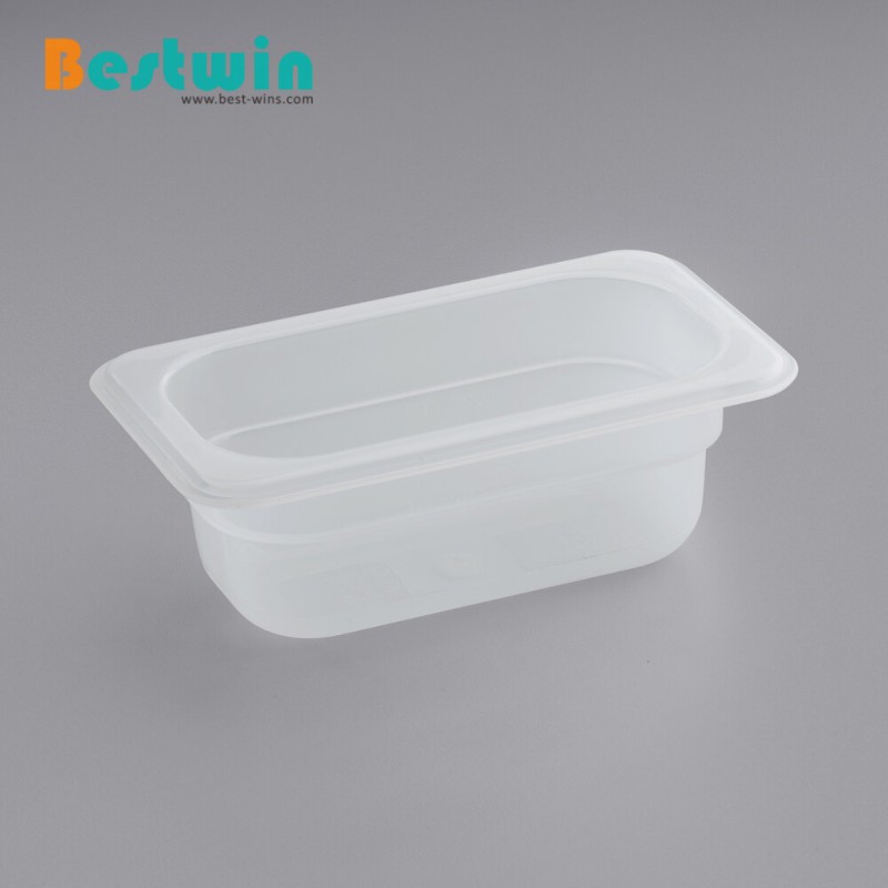 1/9 Size Plastic Polypropylene Gn Pan Translucent Color NSF Certified