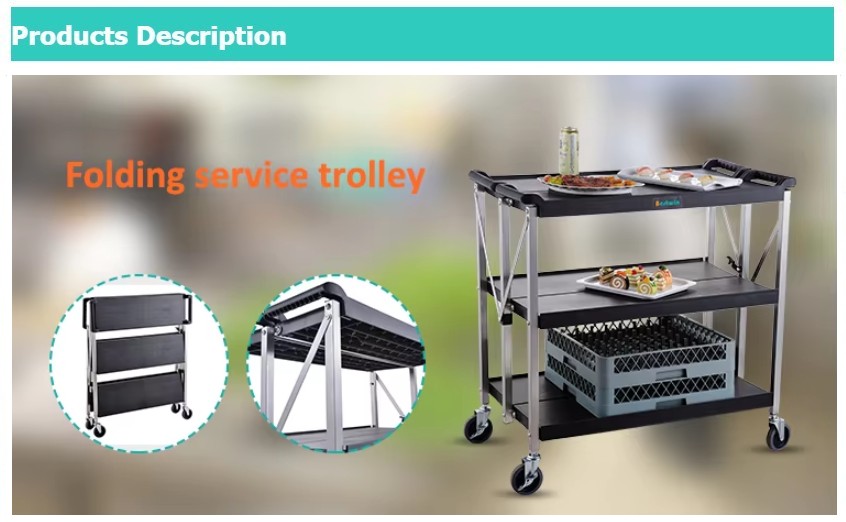 folding service trolley-01