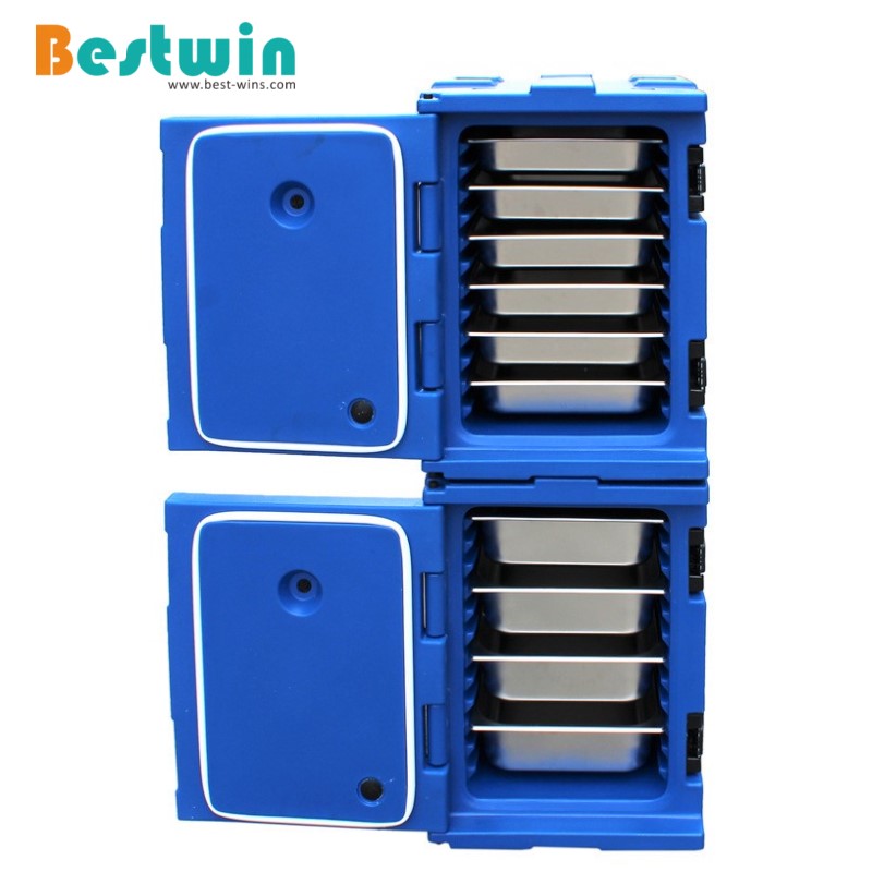 180 Liter Plastic PE Cater Front Loading Insulated Food Pan Carrier
