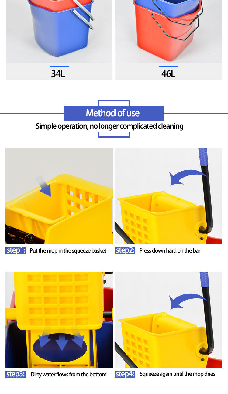 拖把榨水车家用_07