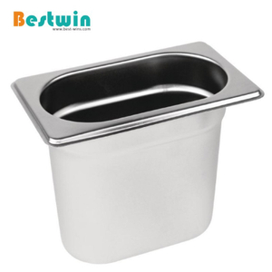1/9 Size Stainless Steel GN Pan with Anti-Jam