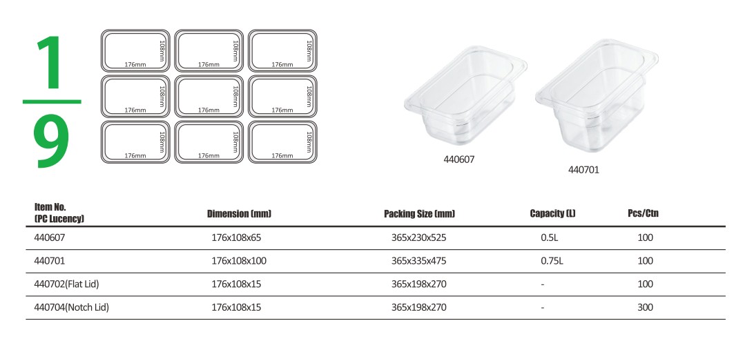 plastic food pan-9-0