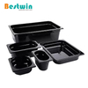 1/9 Size Plastic Polycarbonate Gn Pan Black Color NSF Certified