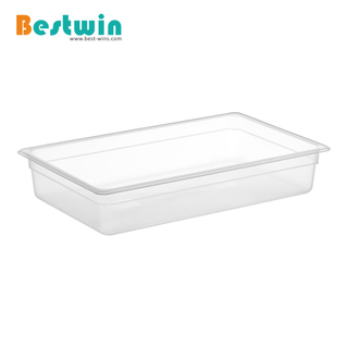 1/1 Size Plastic Polypropylene Gn Pan Translucent Color NSF Certified