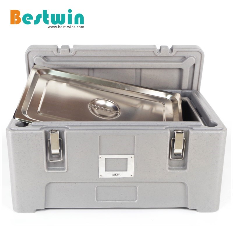 30 Liter Plastic PE Top Loading Insulated Food Pan Carrier