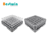 49-Compartment Plastic Dishwasher Basket for Glass