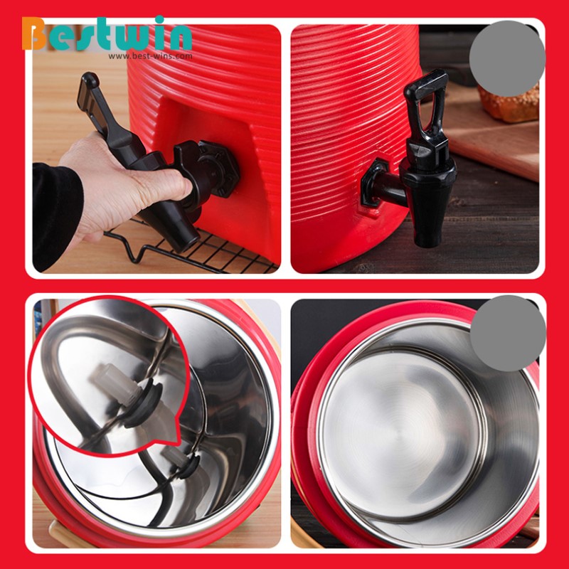 13L/15L/17L Plastic Insulated Beverage Dispenser with Faucet