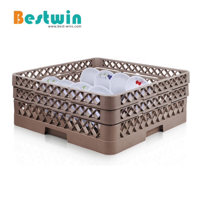25-Peg Plastic Dishwasher Basket for Tray Plate