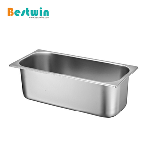 Stainless Steel Ice Cream Pan without Anti-Jam